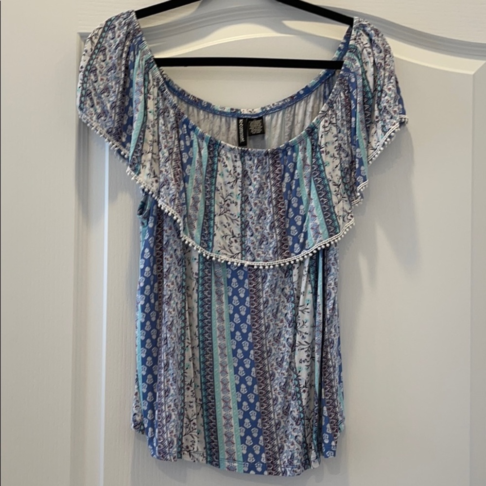 Off the shoulder blouse